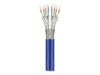 goobay CAT 7a+ SFTP, PiMF 100m Bulkkabel Blå