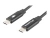 Lanberg USB Type-C kabel 50cm Sort