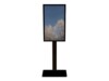 HI-ND Floorstand Glass with Casing 55' Stativ Digital skiltning LCD-panel 55'