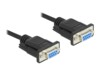 Delock Serielt kabel 1m Sort