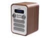 DENVER DAB-48 DAB bærbar radio Brun Hvid