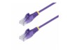 StarTech.com 10m Purple Slim CAT6 Ethernet Cable, Snagless, 28AWG, LSZH CAT 5/5e/6 Ikke afskærmet parsnoet (UTP) 10m Patchkabel Purple