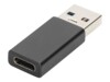 DIGITUS USB-C adapter Sort