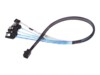 SilverStone Seriel ATA/SAS-kabel Sort 50cm