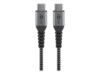 goobay USB Type-C kabel 50cm Sort Sølv