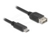 Delock USB Type-C kabel 5m Sort