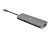 i-Tec USB-C Metal Nano Docking Station 4K HDMI LAN + Power Delivery USB-C 3.1 Dockingstation