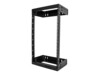 StarTech.com 18U 19' Wall Mount Network Rack, Adjustable Depth 12-20' 2 Post Open Frame Server Room Rack for AV/Data/ IT Communication/Computer Equipment/ Cage Nuts & Screws - 18U Adjustable Rack (RACK-18U-20-WALL-OA) Rack Sort
