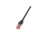LogiLink PrimeLine CAT 6 SFTP, PiMF 1m Patchkabel Sort