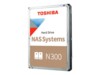 Toshiba N300 NAS Harddisk HDWG62AUZSVA 20TB 3.5' Serial ATA-600 7200rpm