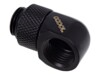 Alphacool Eiszapfen Vinklet fitting til flydende kølesystem 1-pack Sort