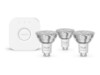 Philips Hue White and Color Ambiance Essential Starter Kit Lyspære 4.7W 2200-6500K 16 millioner farver