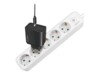 LogiLink Stikdåse 5-stik 16A Hvid 1.5m