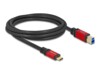 DeLOCK USB Type-C kabel 2m Sort Rød