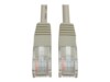 Eaton Tripp Lite Series Cat5e 350 MHz Molded (UTP) Ethernet Cable (RJ45 M/M), PoE - Gray, 7 ft. (2.13 m) CAT 5e Ikke afskærmet parsnoet (UTP) 2.1m Patchkabel Grå