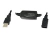 LogiLink USB forlængerkabel 10m Sort