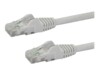 StarTech.com 7m CAT6 Cable - White Snagless CAT 6 Wire - 100W RJ45 UTP 650MHz Category 6 Network Patch Cord UL/TIA (N6PATC7MWH) CAT 6 Ikke afskærmet parsnoet (UTP) 7m Patchkabel Hvid