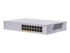 Cisco Business 110 Series 110-16PP Switch 16-porte Gigabit PoE