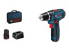 Bosch GSR 12V-15 Professional Bore-/skruemaskine 12V 2 batterier inkluderet