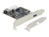 DeLock PCI Express x4 Card > 1 x external 1 x internal SuperSpeed USB 10 Gbps (USB 3.1, Gen 2) USB-adapter PCI Express 3.0 x4 10Gbps