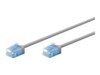 goobay CAT 6a U/UTP, Unshielded 3m Patchkabel Grey