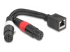Delock Audiokabel 20cm Sort