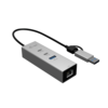 i-tec CAMETALG325HUB Hub 4-porte