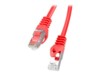 Lanberg CAT 6 Kabel med folie og kobberfletning (FTP) 1m Patchkabel Rød RAL 3017
