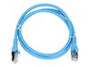Extralink CAT 6a S/FTP 1m Patchkabel Blå
