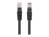 Lanberg CAT 6 U/UTP, Unshielded 25cm Patchkabel Sort RAL 9004