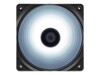 Deepcool RF 120 W Fan 1-pack Sort Hvid 120 mm