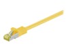 goobay CAT 7 SFTP, PiMF 25cm Patchkabel Yellow