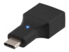 DELTACO USBC-1200 USB-C adapter Sort