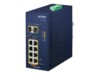 PLANET IGS-1020PTF Switch 10-porte Gigabit PoE+
