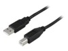DELTACO USB-250S USB-kabel 5m Sort