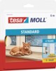 tesa Moll STANDARD I-Profil Schaumstoff-Dichtung, 9 mm x 6 m selbstklebender Schaumstoff-Dichtung fALr Fenster und TALren,