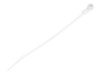 StarTech.com 15cm(6') Cable Ties with Mounting Hole, 3mm(1/8') wide, 40mm(1-1/2') Bundle Dia. 18kg(40lb) Tensile Strength, Nylon 66 Self Locking Ties with Screw Hole, UL Listed, 100 Pack - UL94 V-2 Rated - TAA (CBMZTS10N6) 17.2cm Hvid