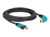 Delock HDMI-kabel 3m Sort Blå