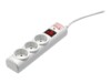 SALICRU SPS SAFE 3 Strømstødsbeskytter 3-stik 10A Hvid 1.5m