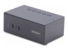 StarTech.com 2-Port Dual-Monitor DisplayPort KVM Switch, 4K 60Hz, 2x USB 5Gbps Hub Ports, 2x USB 2.0 HID Ports, Hotkey and Push-Button Switching, TAA Compliant - ESD Level 3 Protection (P2DD46A2-KVM-SWITCH) KVM / audio / USB switch Desktop