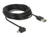 Delock Easy USB-kabel 5m Sort