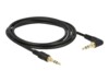 Delock Audiokabel 2m Sort