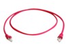 Telegärtner DataVoice Office MP8 FS 500 CAT 6a SFTP, PiMF Patchkabel Rød RAL 3018