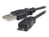 StarTech.com 1m Micro USB Cable A to Micro B USB-kabel 1m Sort