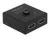 DeLock HDMI 2 - 1 bidirectional 4K 60 Hz compact Video-/audioswitch HDMI