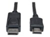 Eaton Tripp Lite Series Videoadapterkabel DisplayPort / HDMI 91cm Sort