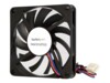 StarTech.com Replacement 70mm TX3 Dual Ball Bearing CPU Cooler Fan - 3 pin case Fan - TX3 Fan - 70mm Fan (FAN7X10TX3) Fan 1-pack Sort 70 mm