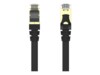 Unitek C1897BK Series CAT 7 Afskærmet parsnoet kabel (SSTP) 2m Patchkabel Sort