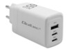 Qoltec Adapter 65Watt 1xUSB-A 2.0 2 x 24 pin USB-C (PD)