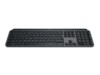 Logitech MX Keys S Tastatur Membran Ja Trådløs Tysk
